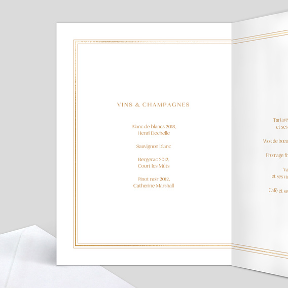 Menu mariage Astrologie Intérieur Gauche