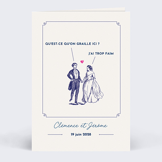 Menu mariage Hirondelle d'Amour