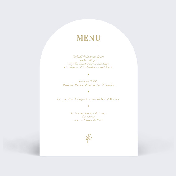 Menu Mariage Menu Amande Douce