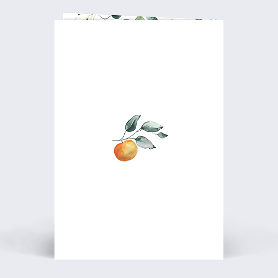 Menu Mariage Agrumes