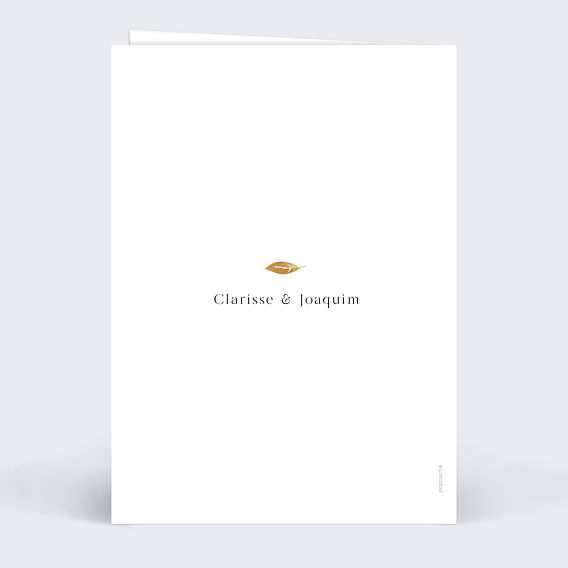 Menu Mariage Couronne Chic