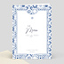 Menu mariage Azulejos