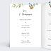 Menu mariage Agrumes Intérieur Gauche