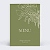 Menu Mariage Bloom floral