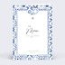 Menu mariage Azulejos