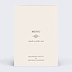 Menu mariage Domaine