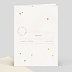 Menu mariage Fleurs Pressées