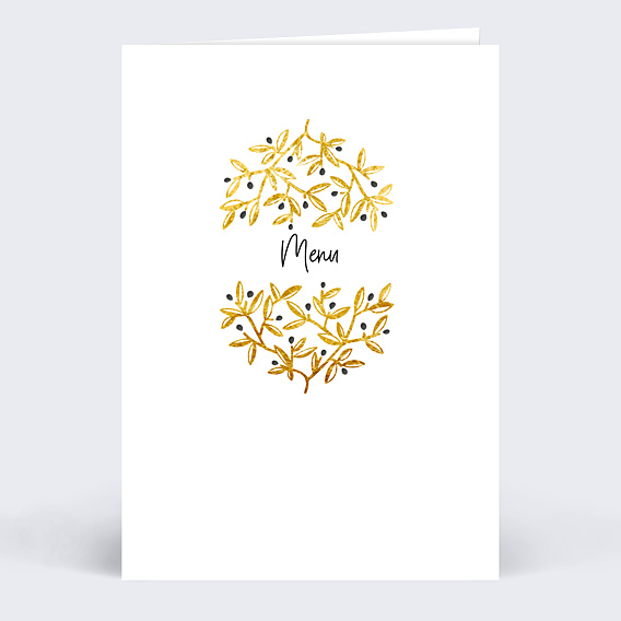 Menu mariage Oliviers