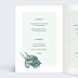Menu mariage Badinage Intérieur Gauche
