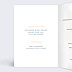 Menu mariage Caractère Intérieur Gauche