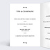 Menu mariage Cinéma Intérieur Gauche