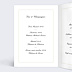 Menu mariage Classique Cadre Multiphotos Intérieur Gauche