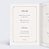 Menu mariage Hirondelle d'Amour Intérieur Gauche