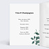 Menu mariage Luxe Intérieur Gauche