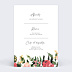 Menu Mariage Wild Flowers