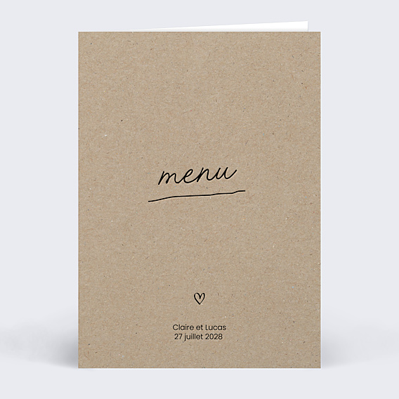 Menu mariage Message Humoristique Menu