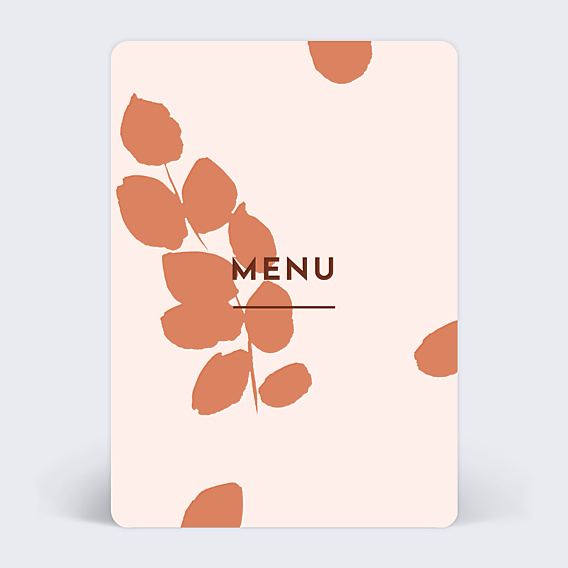 Menu Mariage Aurora