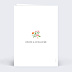 Menu Mariage Couronne Champêtre Aquarelle