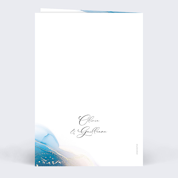 Menu Mariage Opaline