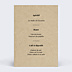 Menu Mariage Vintage Ludique