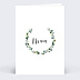 Menu Mariage Couronne Eucalyptus