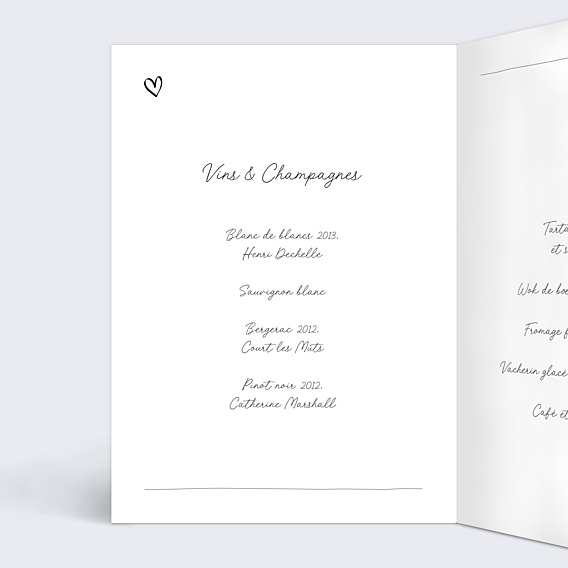 Menu Mariage Message Humoristique Menu