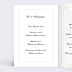 Menu Mariage Classique Cadre Multiphotos