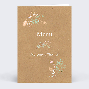 Menu Mariage Promenade Champtre