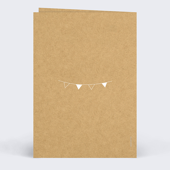 Menu mariage Bucolique Verso