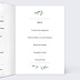 Menu Mariage Couronne de Laurier