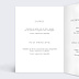 Menu mariage Couronne Chic Intérieur Gauche
