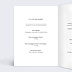 Menu mariage Couronne de Dentelle Intérieur Gauche