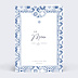Menu Mariage Azulejos
