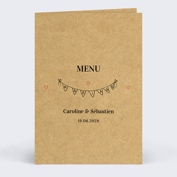 Menu Mariage Timeline