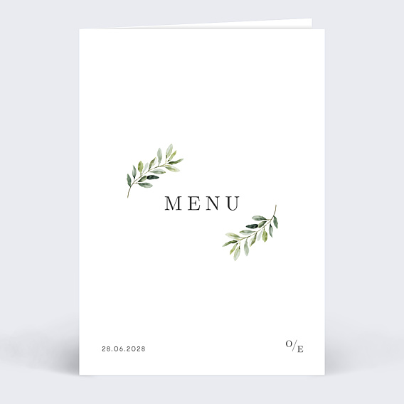 Menu mariage Végétal Classique