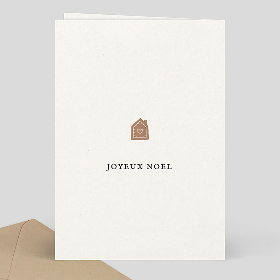 Menu de Noël Petits biscuits Verso