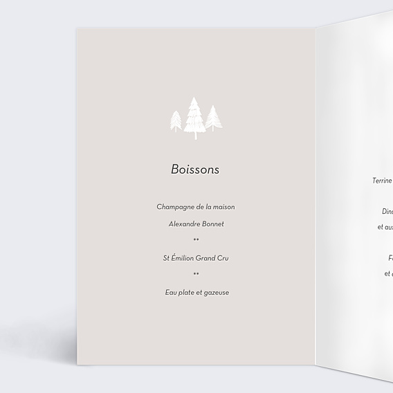 Menu Noël Village de Montagne
