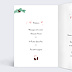 Menu de Noël Pomme de Pin Intérieur Gauche