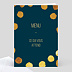 Menu de Noël Graphique Chic