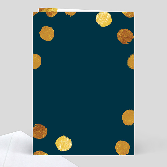 Menu de Noël Graphique Chic Verso