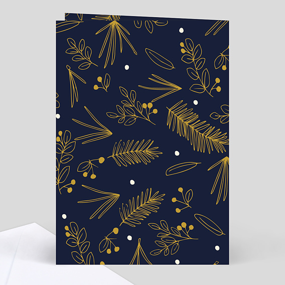 Menu de Noël Champêtre Verso