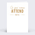 Menu de Noël Jeu typographique