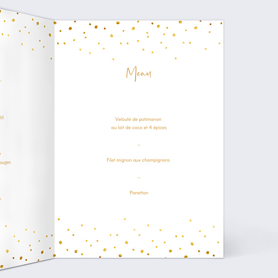 Menu Noël Élegance