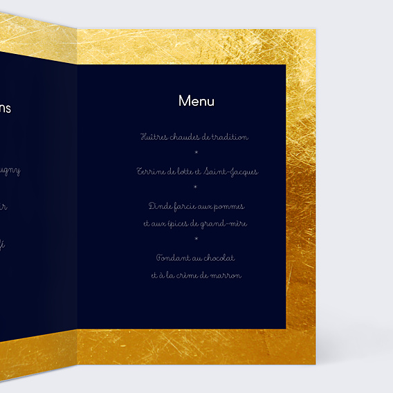 Menu Noël Envolée Festive