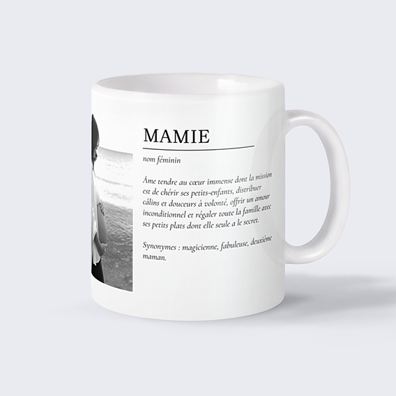 Mug annonce grossesse  Définition mamie