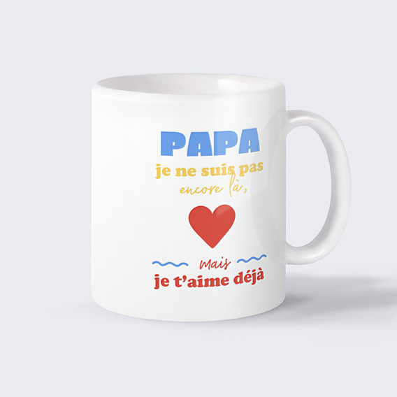 Mug annonce grossesse Je t’aime déjà