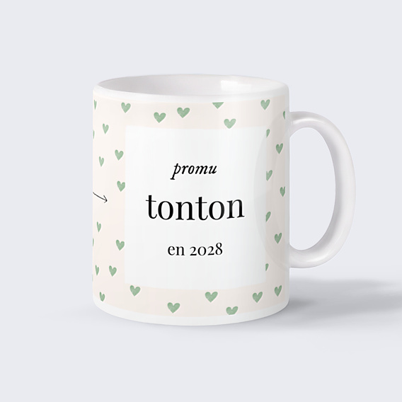 Mug annonce grossesse Promotion tonton
