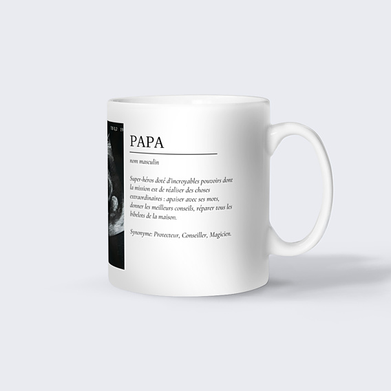 Mug annonce grossesse Définition Papa