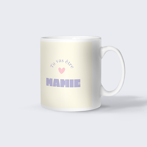 Mug annonce grossesse  Tu vas être mamie