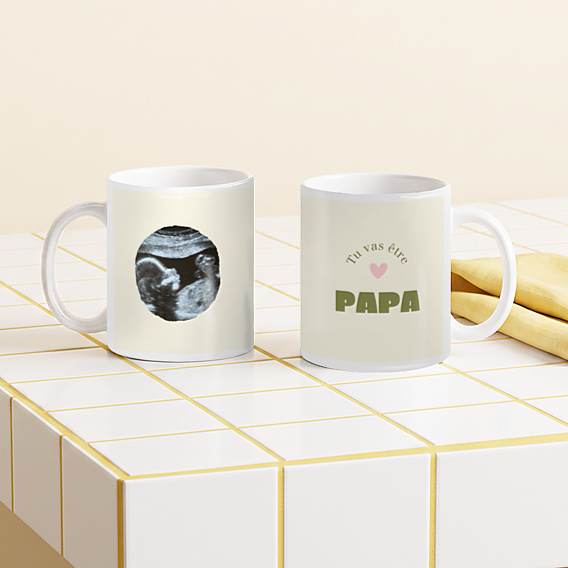Mug annonce grossesse  Tu vas être papa